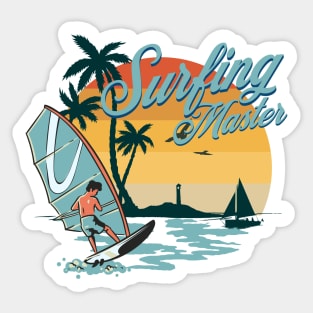 Surfing Master Sticker